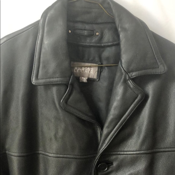 Wilsons Leather Other - Wilsons Leather black leather jacket size XL